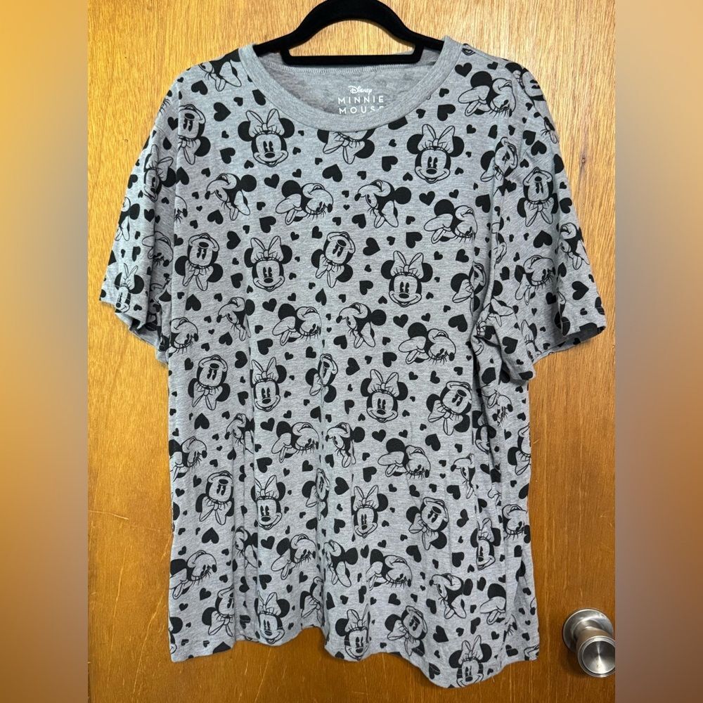 Disney Minnie Mouse Gray T-Shirt